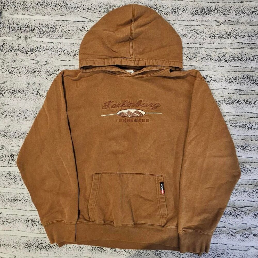 American-vintage Men's Brown Hoodie